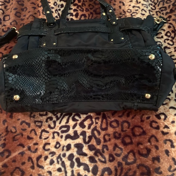 MICHAEL KORS BLACK LEATHER NYLON BAG, EXCELLENT CONDITION. - Picture 5 of 8